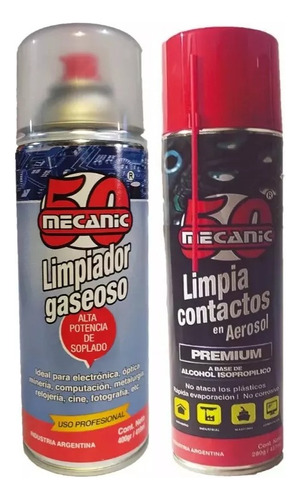 Kit Limpieza Pc Aire Comprimido Aerosol+alcohol Isopropilico