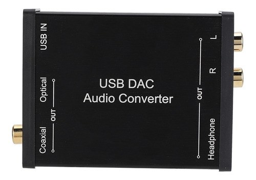 Convertidor De Audio Usb Dac, Tarjeta De Sonido De Audio Usb