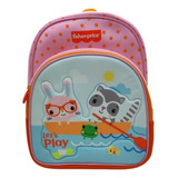 Mochila Fisher Price Jardin 12 PuLG Neoprene Animales Edu Color Conejo 41215