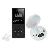 Leitor De Música Mp3 Mp4+fone De Ouvido Bluetooth Sem Fio