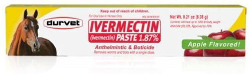 Ivermectin Paste - Horse Wormer 1 Tube 6.08 Grams