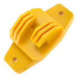 Isolador Cerca Elétrica W Amarelo Reforçado - C/100