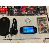 Consola Psp Fat + Accesorios + Juegos 