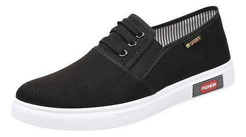 Zapatillas De Lona Informales De Caña Baja Para Hombre.