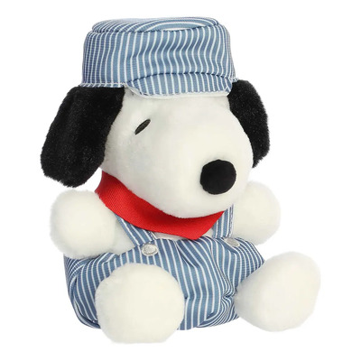 Aurora Peluche Snoopy Palm Pals Conductor De Tren Color Blanco | Envío gratis