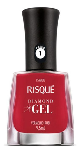 Esmalte Risque Gel 9,5ml Vermelho Rubi