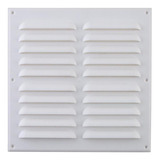 Celosía Ventilación Pvc Plana 23x23 Cm Blanco 1un Dvp