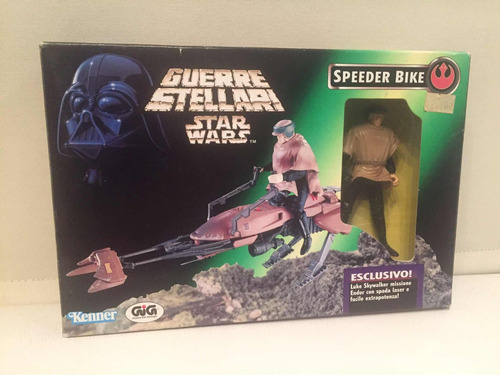 Star Wars Speederbike Luke Skywalker Italiano Marca Gigi