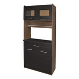 Mueble Cocina España Chocolate Alacena Estante Organizador H