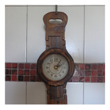 Reloj Madera De Mesa O Pared Artesanal Recuerdo P Mont/chile