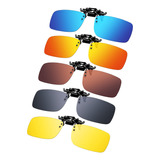 5 Pares De Gafas De Sol Polarizadas Con Clip Para Hombres Y 