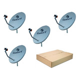 4 Antenas De Chapa Banda Ku Century 60cm 