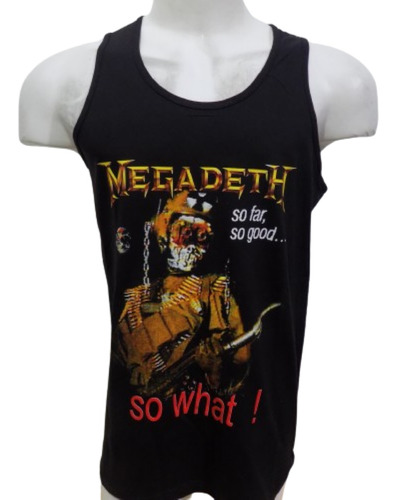 Musculosas De Megadeth Varios Modelos Rockería Que Sea Rock