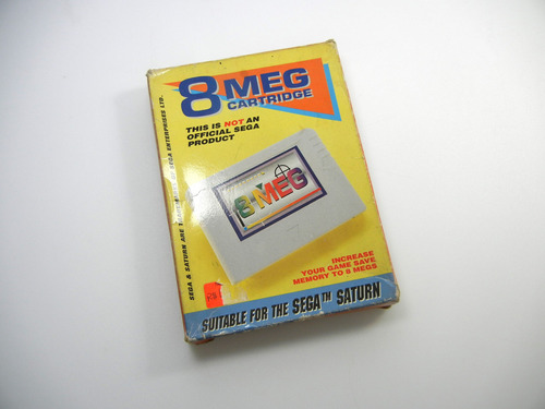 Cartucho De Memória 8 Mega Sega Saturn
