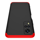 Carcasa Para Vivo Y51 / Y31 - 360° - Protección Total - Gkk Color Rojo Con Negro