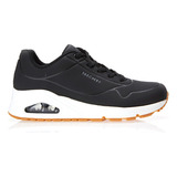 Tênis Feminino Uno - Stand On Air 73690 Skechers Cor Preto Desenho Do Tecido Liso Tamanho 36 Br