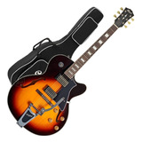 Guitarra Cort Yorktown Mics Classicrocker2 Bigsby Y Funda