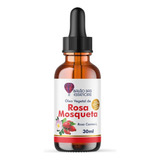 Balão Das Essências Óleos Vegetais Óleo De Rosa Mosqueta 100% Puro E Natural Vidro Âmbar Unidade 30 Ml