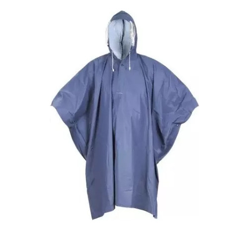 Capa De Agua Impermeable Azul