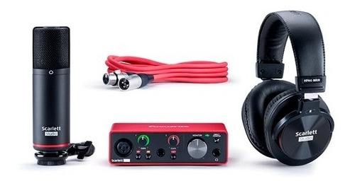 Pack Estudio Grabación Focusrite Scarlett Solo Studio Gen 3