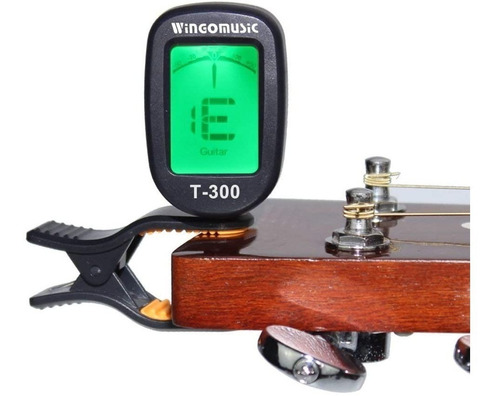 Afinador De Guitarra Wingo T-300 Clip De Precision Cromatico