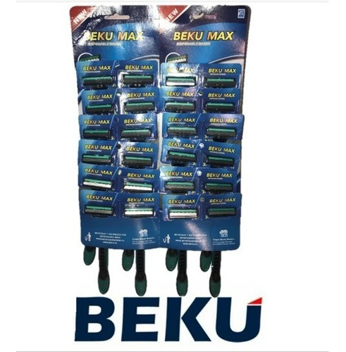 Beku Max Presto Barba ,para Almacén 24 Unid.