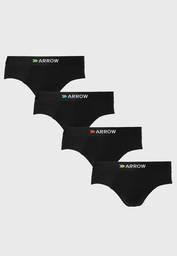 Slip 4 Unidades Liso Arrow Sl42320ne