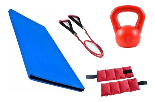 Kit Combo Entrenamiento Funcional Sport Gym Mir Fitness Dpr