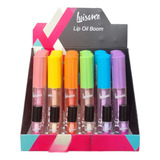 Lip Oil Boom Efeito Rosado Luisance Box C/24 Unid Acabamento Brilhante Cor Branco