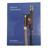 Catálogo Instrumentos Musicales. Violines - Sotheby's 1997 A