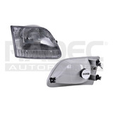 Par Juego Faros Ford Fd F-150 / F-250  1997 - 2004 Qwe