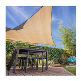 Malla Sombra Triangular , Protector Casa Y Jardin Hogar Tc