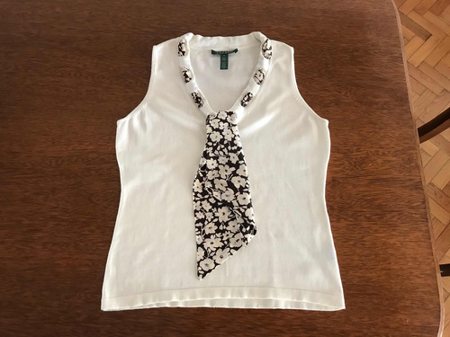 Polo Ralph Lauren Remera Musculosa Blanca  Mujer S