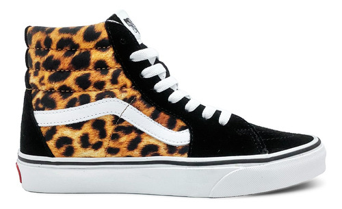 Tenis Sk8-hi Leopardo Bota Botin Clasico Basico Retro Skool