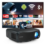 Proyector Wifi Nativo 1080p 5g Con Bluetooth, Proyector De C