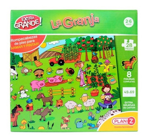 Puzzle Rompecabezas Infantil La Granja 28 Piezas - Playking