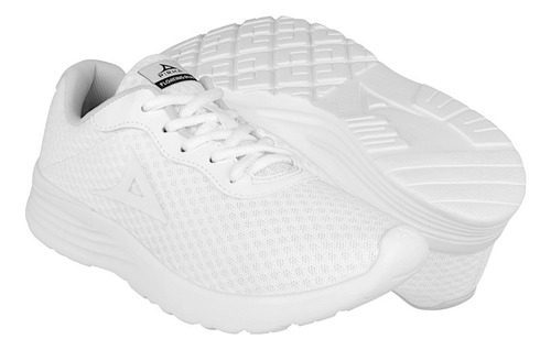 Tenis Correr Dama Pirma 8500-1 Textil Blanco