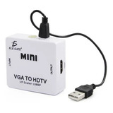 Convertidor Adaptador Vga A Hdmi 1080p Tv Hd Video Señal 