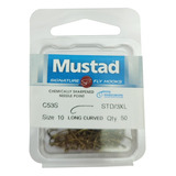 Anzuelo Mustad C53s Curvo X 50 Ninfas Secas Caja Cerrada