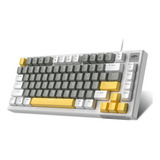 Teclado Mecánico Con Cable Dansher/gris