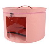 Caja De Almacenamiento Para Sombreros, Rosa Grande