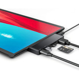 Hub Usb-c A Usb3,0 Hdmi Pd60w Audio Sd/tf Para Surface Pro X