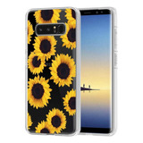 Funda Para Samsung Galaxy Note 8 - Transparente/girasoles