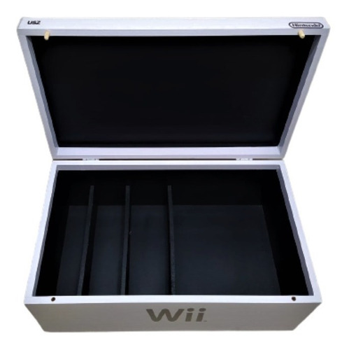 Caixa De Mdf Com Divisória Nintendo Wii Super Mario Bros 