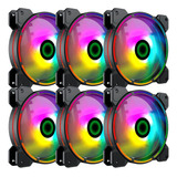 Fan Cooler Argb Fn-12rainbow-d Gamemax 6-fan