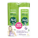  Muss Shampoo Muss Alta Nutrición Sin Sal + Acondicionador
