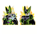 Sticker 3d Movimiento Anime Dragon Ball Cell Pote Chido Goku