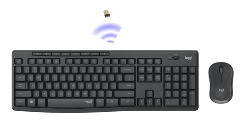 Combo Teclado Y Mouse Logitech Inalambrico Mk295 Silencioso