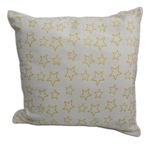 6 (pack) Almohadas Con Fundas De Tusor Con Estrellas 50x50