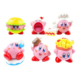 6pcs Figuras De Kirby Decoración De Pasteles Coleccionables